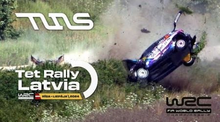 WRC RALLY LATVIA 2024 | BIG CRASH | MAX SIDEWAYS ACTION