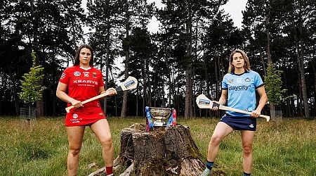 What time and TV channel is Cork v Dublin in Camogie semi-finals today?