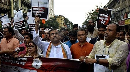 Bengal BJP carries out protest rally against high power tariffs