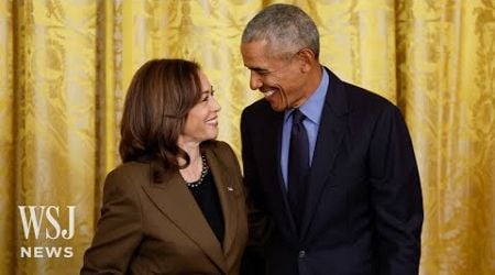 Watch: Barack and Michelle Obama Endorse Kamala Harris for President | WSJ News