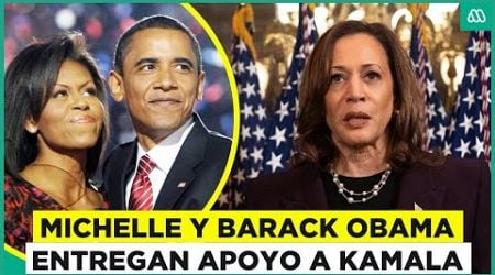 Michelle Obama y Barack Obama entregan apoyo a Kamala Harris