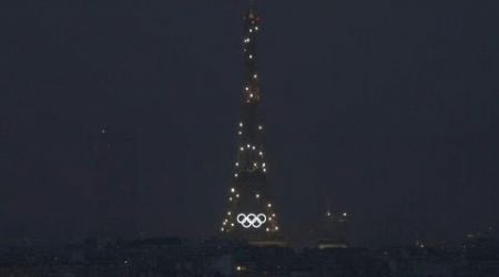 Eiffel Tower sparkles during Olympic opening ceremony | AFP
