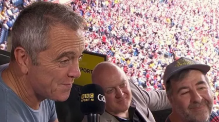 James Nesbitt 'astonished' by Clare v Cork in All-Ireland hurling final as part of BBC team