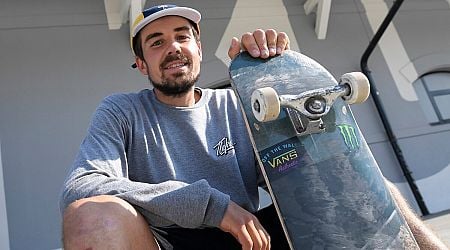 First fined for skateboarding, now he rides at the Olympics