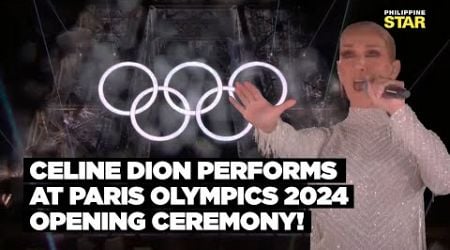 Celine Dion performs at #Paris2024 opening ceremony!