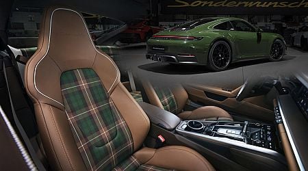Porsche 911 Cuarenta Edition Celebrates 40 Years In Spain And Portugal With Amazing Tartan Seats