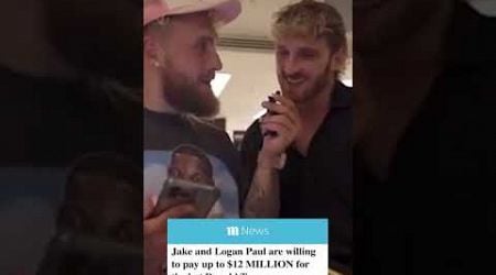 Jake and Logan Paul say they would pay up to $12,000,000 for hat Trump wore when he was shot