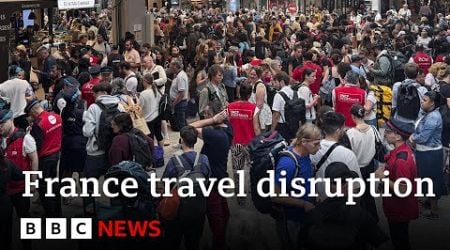 France travel disruption to last all weekend after arson attacks | BBC News