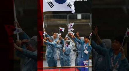South Korea wrongly introduced as North Korea at Paris 2024 Olympics. #Paris2024 #Olympics #BBCNews