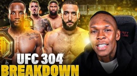 Israel Adesanya Expects Knock Outs In Main &amp; Co-Main Event | UFC 304 Breakdown &amp; Picks