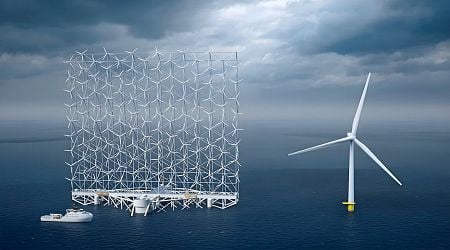 Giant floating wall of wind turbines moves a step closer to reality