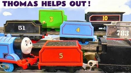 Thomas is Really Useful helping out the other Toy Trains