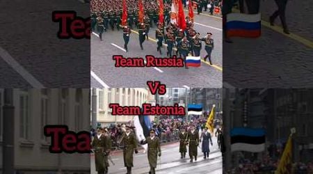 Team Russia Vs Team Estonia #shorts #shortvideo