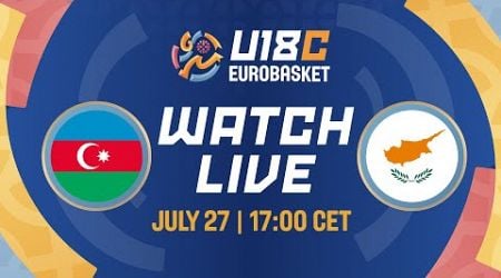 Azerbaijan v Cyprus | Full Basketball Game | FIBA U18 Women&#39;s EuroBasket 2024 Div C | Semi-Finals