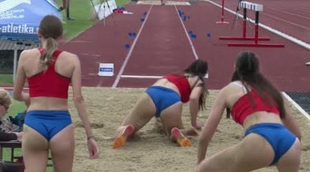 ATHLETIC CUP OF SLOVENIA: Highlights Women&#39;s long jump 2024 (Slow-Motion Moments)