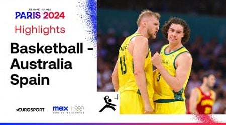 Australia 92-80 Spain - Group A Men&#39;s Basketball Highlights | Paris 2024 Olympics | #Paris2024