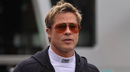 Brad Pitt Wears Racing Uniform While Filming 'F1' Movie at Belgium Grand Prix 2024