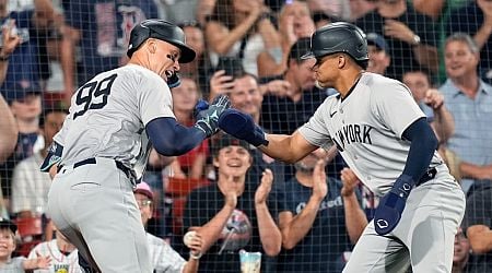 Yankees rally past Red Sox in extra innings as Judge hits 37th home run