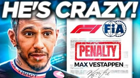 Hamilton &amp; F1 Drivers FURIOUS At Verstappen&#39;s UNACCEPTABLE Driving STYLE!