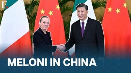 Italian PM Giorgia Meloni in China To Meet President Xi Jinping