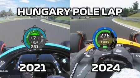How did Norris&#39; 2024 Hungary pole beat 2021 Hamilton&#39;s