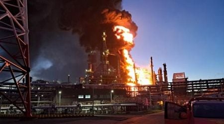 Fire erupts at S-Oil plant in Ulsan