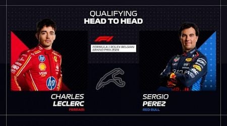 Leclerc vs Perez | Qualifying Head To Head | 2024 Belgian Grand Prix
