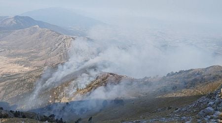 Bulgaria and Greece are working to extinguish the fire in Slavyanka Mountain