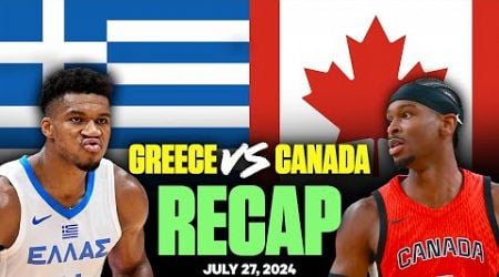 Greece vs. Canada Recap | Paris 2024 Basketball Reaction &amp; Analysis