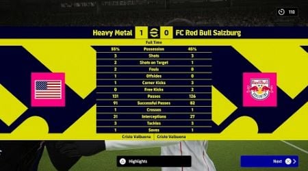 Heavy Metal 1 : 0 FC Red Bull Salzburg