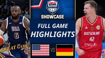 USA vs Germany [ Full Game ] Today Olympic Paris 2024 |USAB SHOWCASE