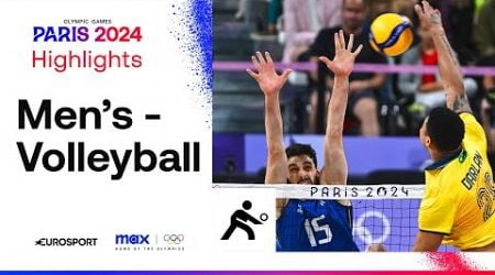 Italy vs Brazil - Volleyball Preliminary Round Highlights | Paris 2024 Olympics | #Paris2024