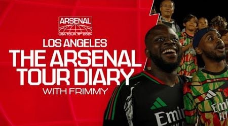 THE ARSENAL TOUR DIARY | Behind the scenes, Timber, Bournemouth, Nwaneri, legends &amp; more in LA