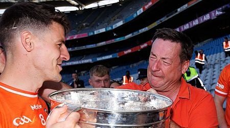 Niall Grimley dedicates Armagh's All-Ireland win to late brother as he celebrates success with his family