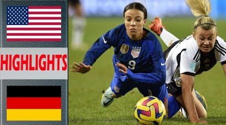 USA vs Germany Extended Highlights &amp; All Goals | Pre-Match Women&#39;s Football Olympic Games 2024