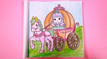 Fun &amp; Relax Coloring | Coloring Tutorial For Kids | How to Color Unicorn Coloring Page #coloring