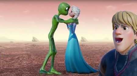 Dame tu Cosita and Frozen Elsa - MANY HUGS