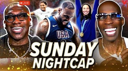 Reaction to LeBron &amp; Team USA beating Serbia, USA Swimming, Simone Biles | Nightcap | Paris Olympics