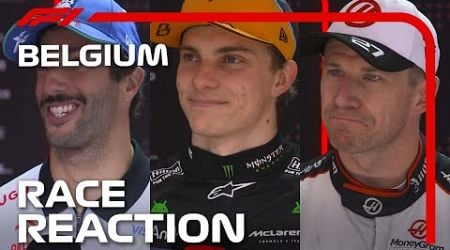 Drivers&#39; Reaction After the Race | 2024 Belgian Grand Prix