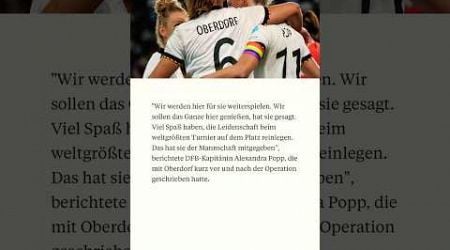 Horst Hrubesch about Lena Oberdorf injury before Olympia 2024 DFB Frauen Team