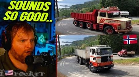 American Reacts to Awesome Truck Show - Norway - Hardangerfjordtreffet