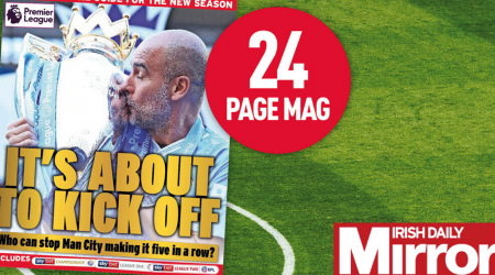 FREE 24-page Premier League Fixtures Magazine inside Saturday's Irish Mirror