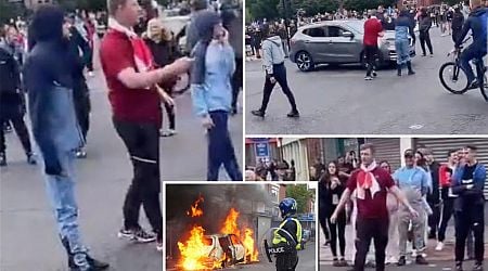 UK rioters demand drivers reveal if they are 'white and English' during protest