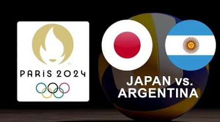 WATCHALONG of Japan vs Argentina Live Volleyball at Paris 2024 Olympics