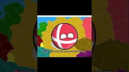 What of Denmark and Germany switch places #countryballs countries in nutshell