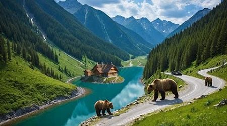 Transfagarasan: Romania&#39;s Most Beautiful Road! Balea Lake and Bear Encounters