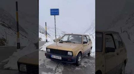 Driving a Yugo through the most dangerous road in Switzerland!