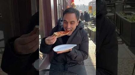 My Italian Husband tries his first Real NYC pizza