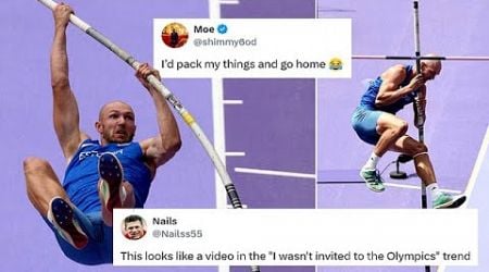 Fans React as Estonian Athletes&#39; Pole Vaulting Attempt During Decathlon at Paris Games Goes Viral