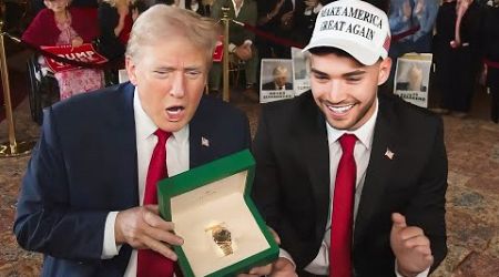 Adin Ross Gifts Donald Trump His Dream Watch!